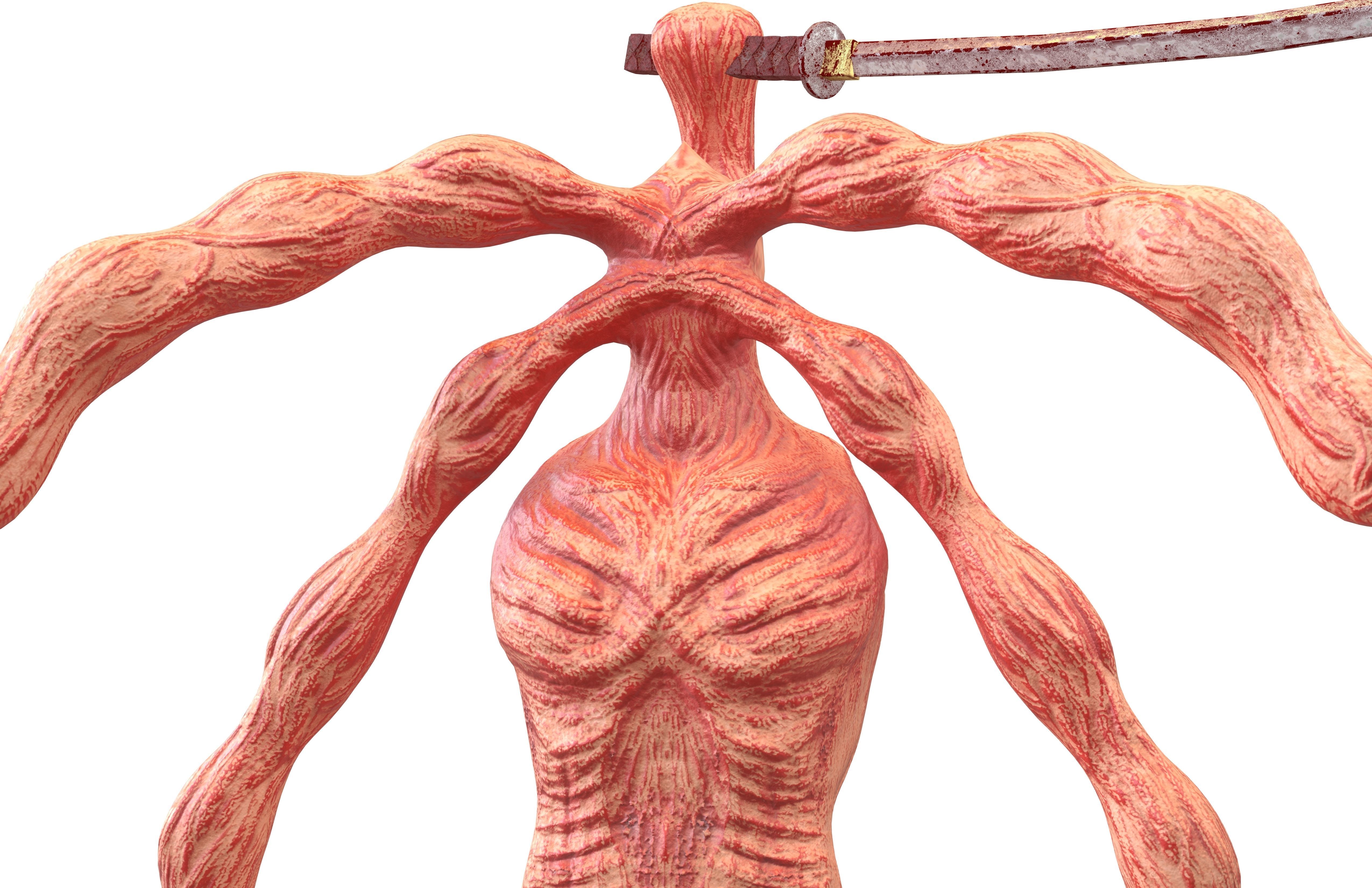 Monster Si Yuk v1 001 Low-poly 3D model_4