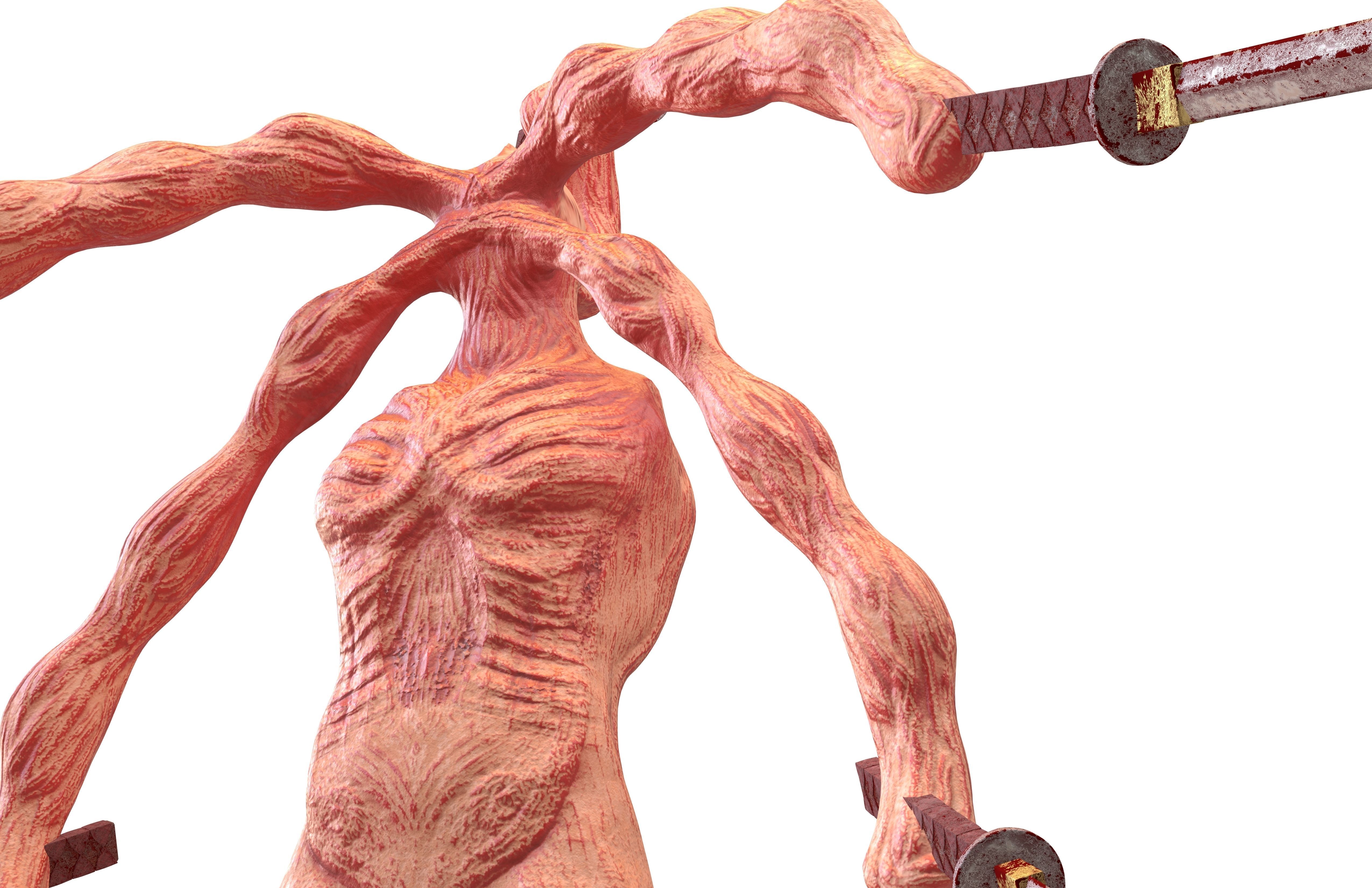 Monster Si Yuk v1 001 Low-poly 3D model_8