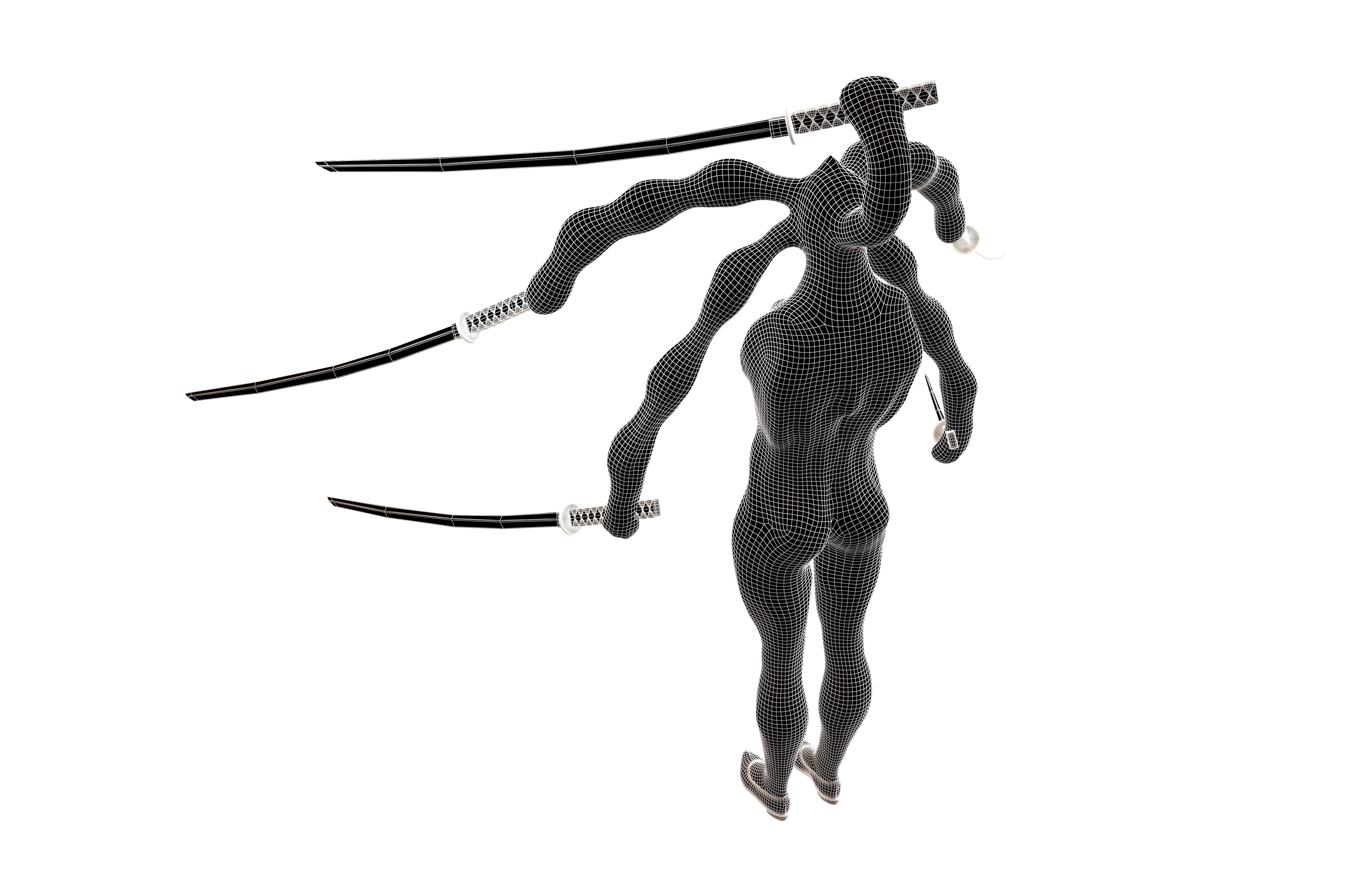 Monster Si Yuk v1 001 Low-poly 3D model_12