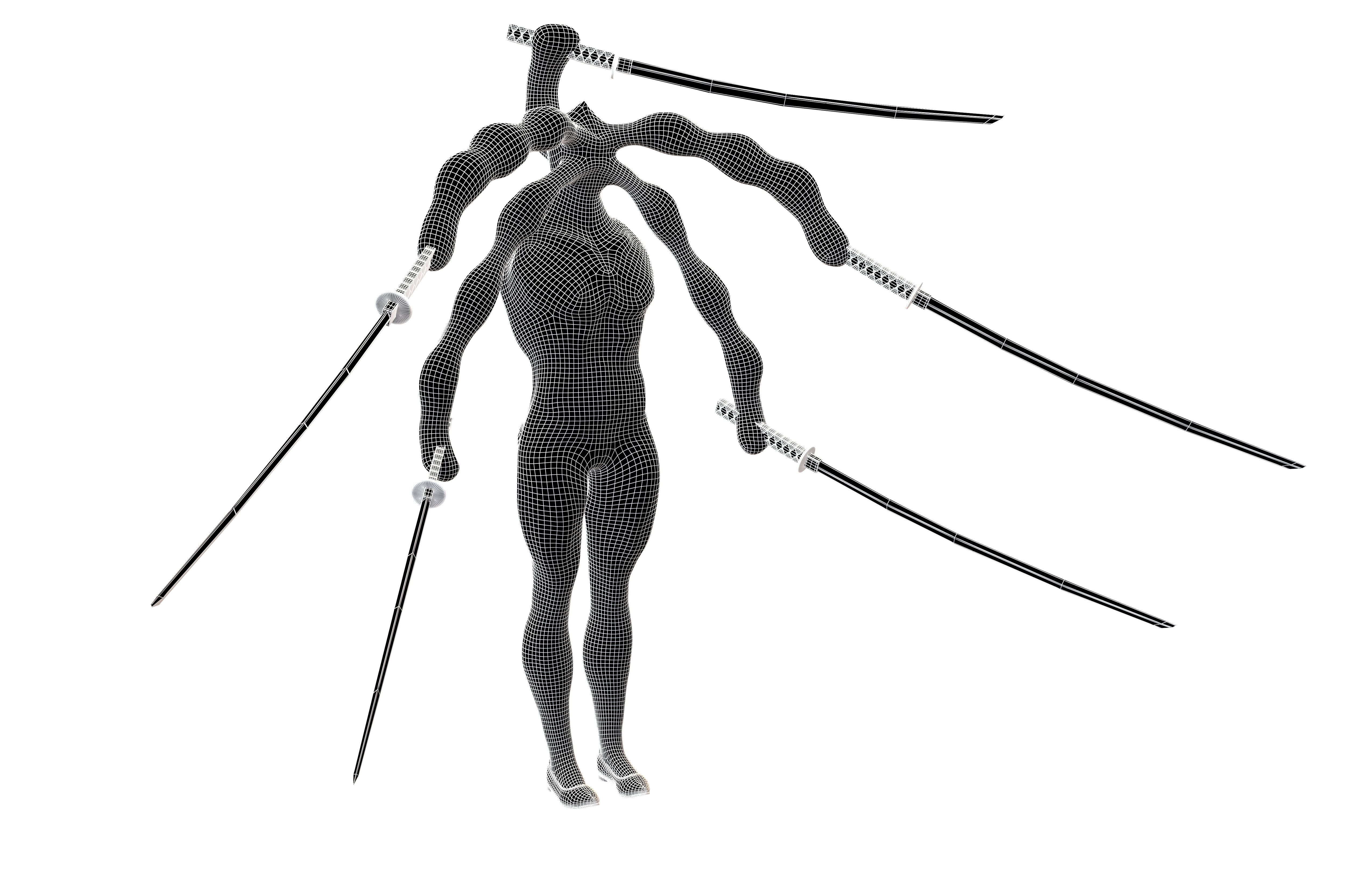 Monster Si Yuk v1 001 Low-poly 3D model_11