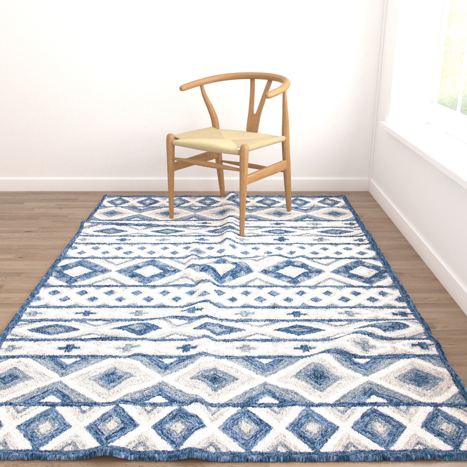 Rugs No 788 Low-poly 3D model_3