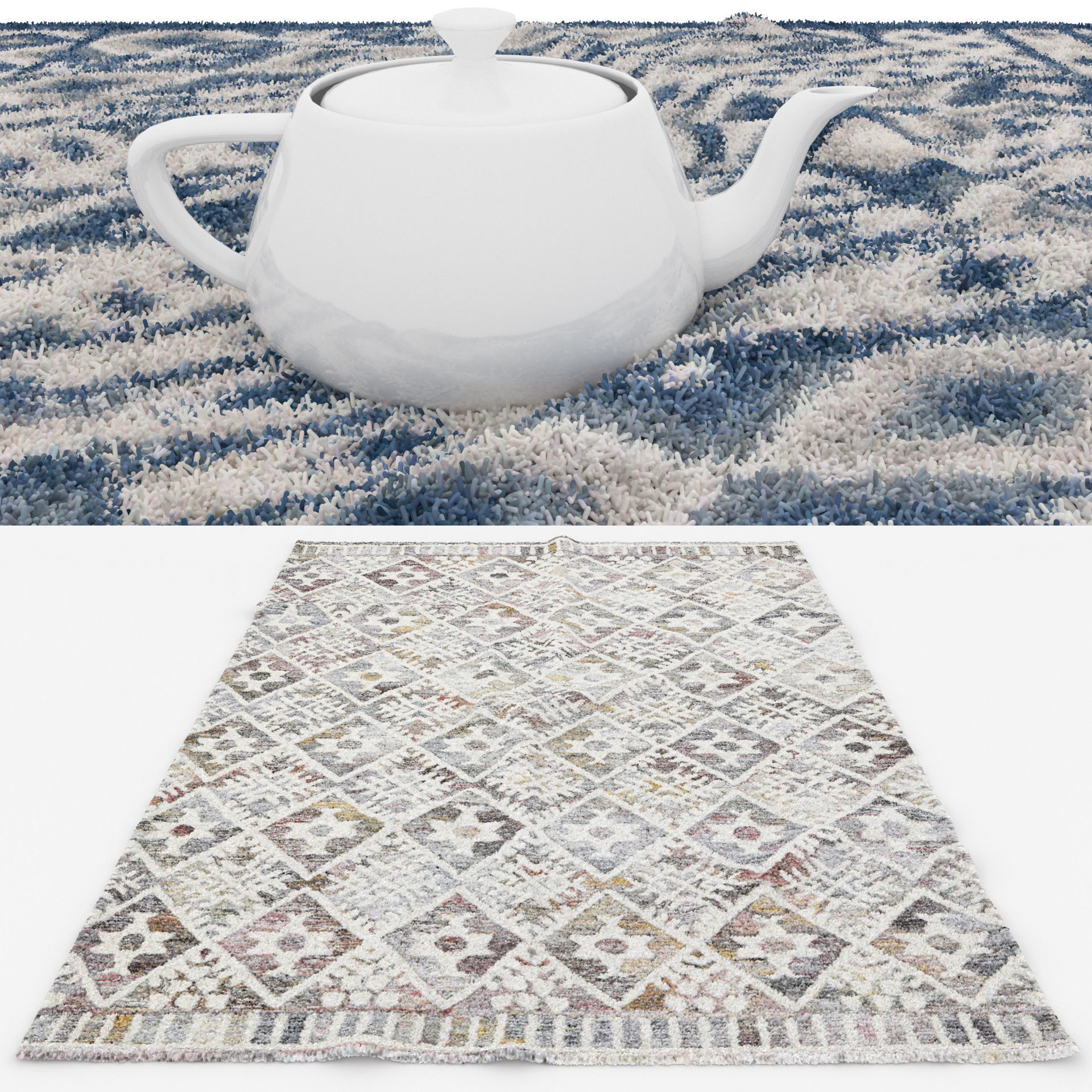 Rugs No 788 Low-poly 3D model_1