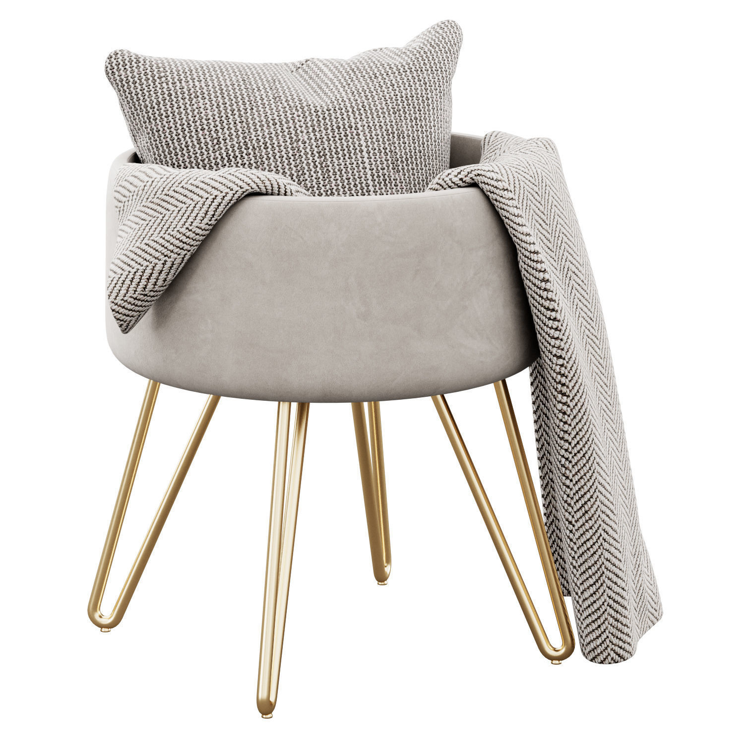 Wolfeboro Upholstered Ottoman by Mercer41 3D model_1