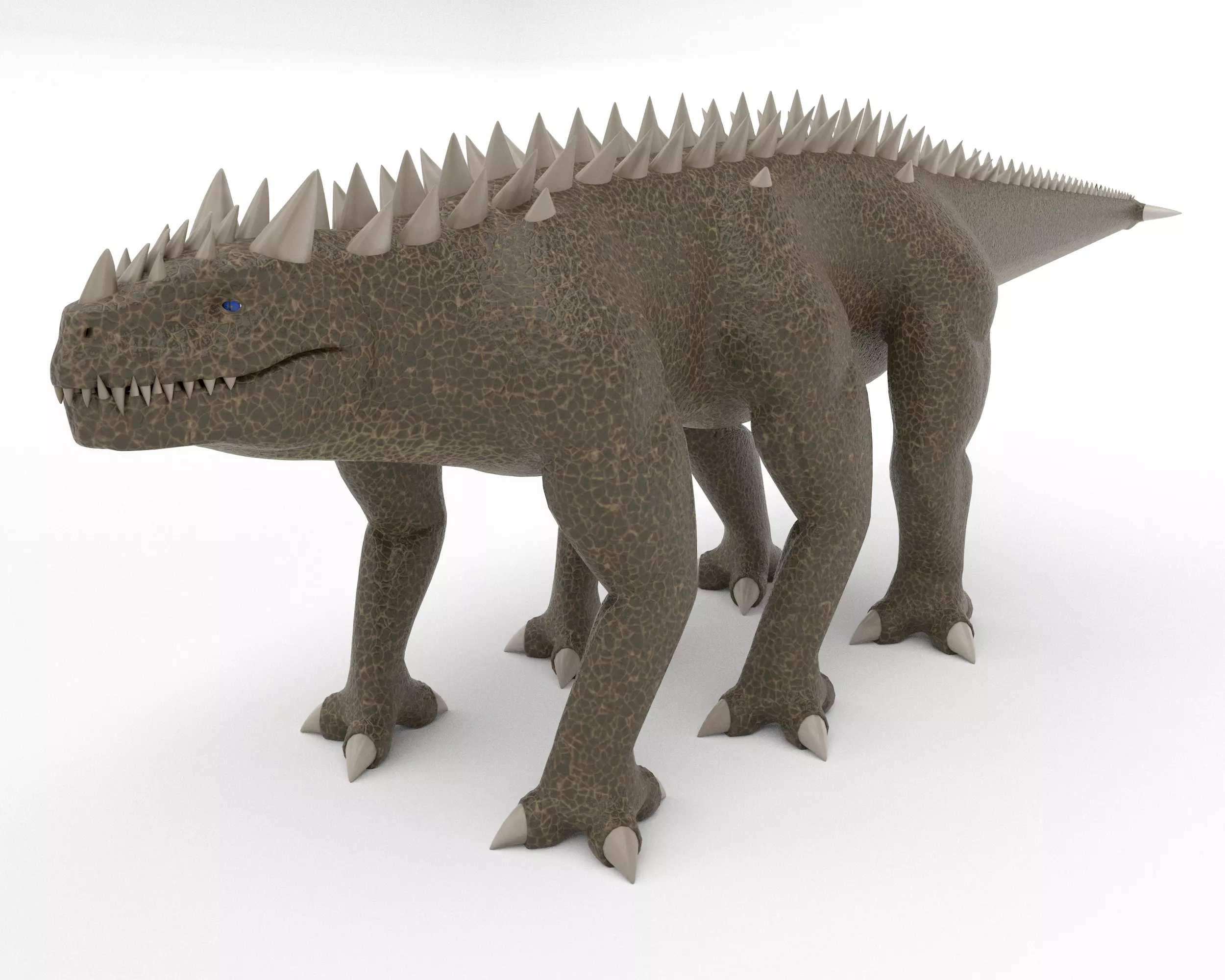 six-limbed monster 3D model_0