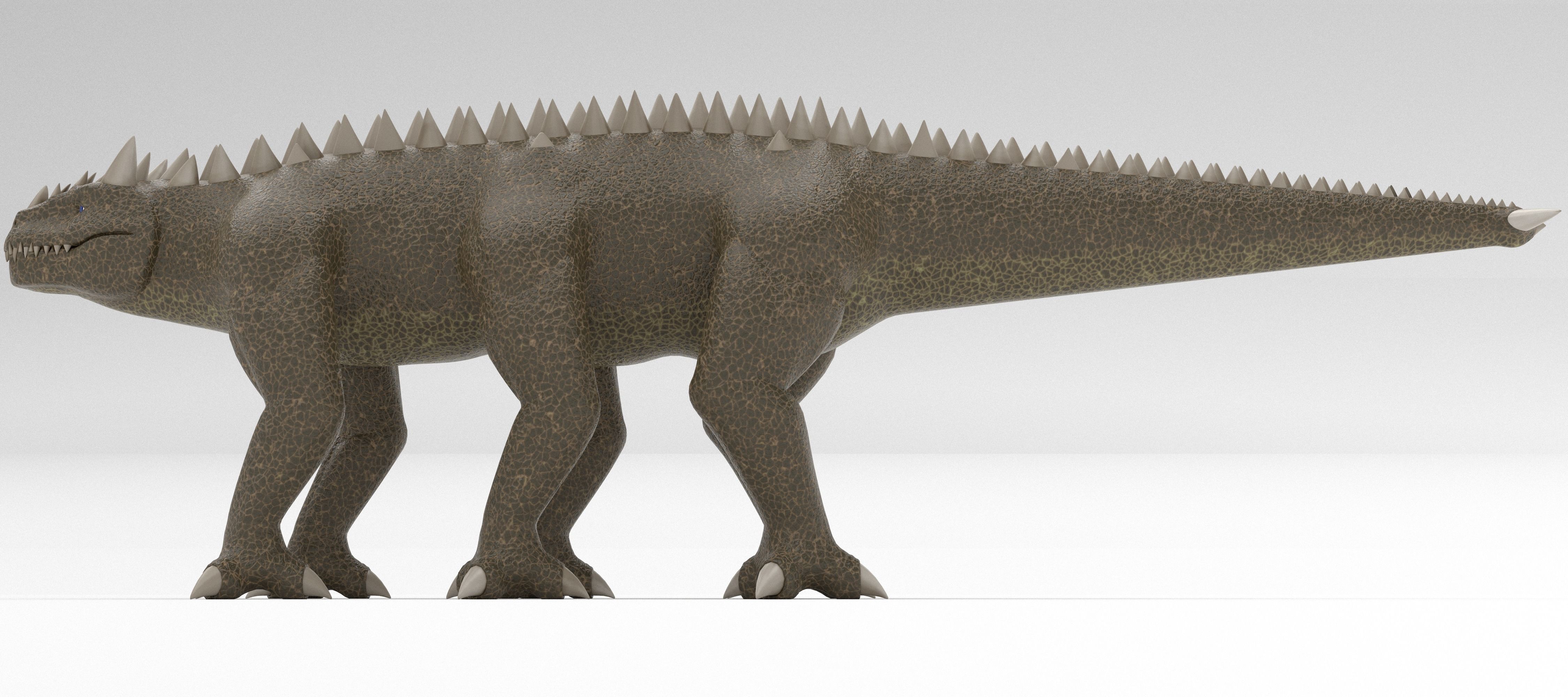 six-limbed monster 3D model_1