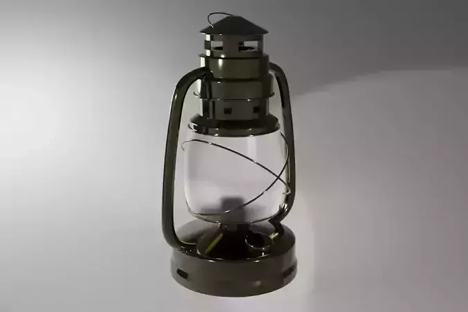 Brushed Brass Gas Lantarn