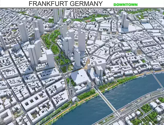 Frankfurt Downtown Germany
