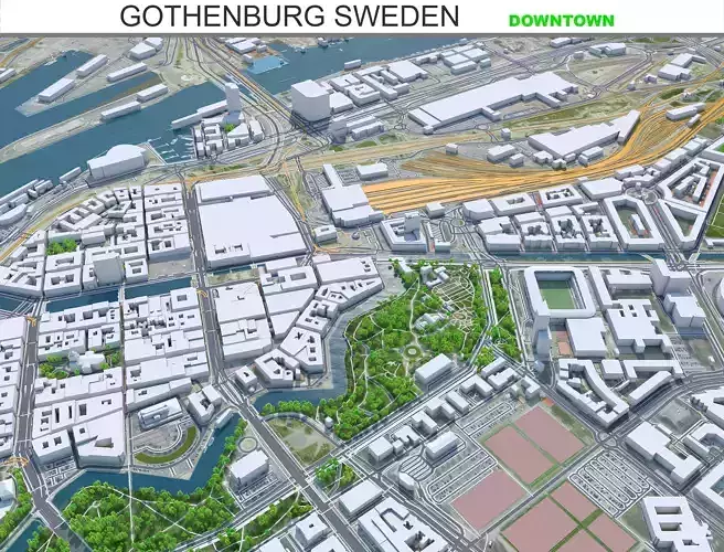 Gothenburg Downtown Sweden