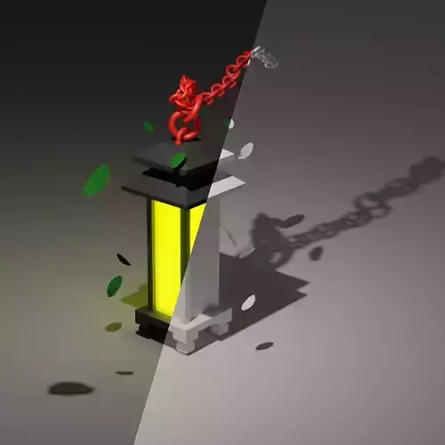 Chinese Lamp 3d model 3D model