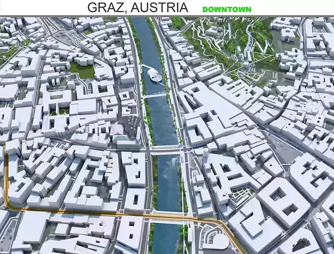 Graz Downtown Austria