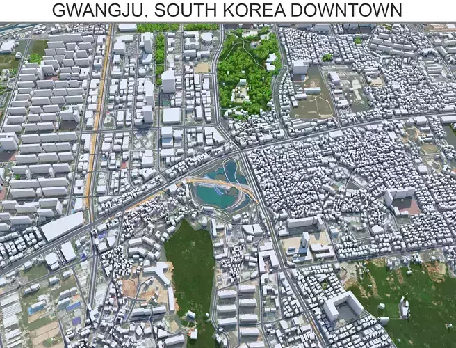 Gwangju Downtown South Korea