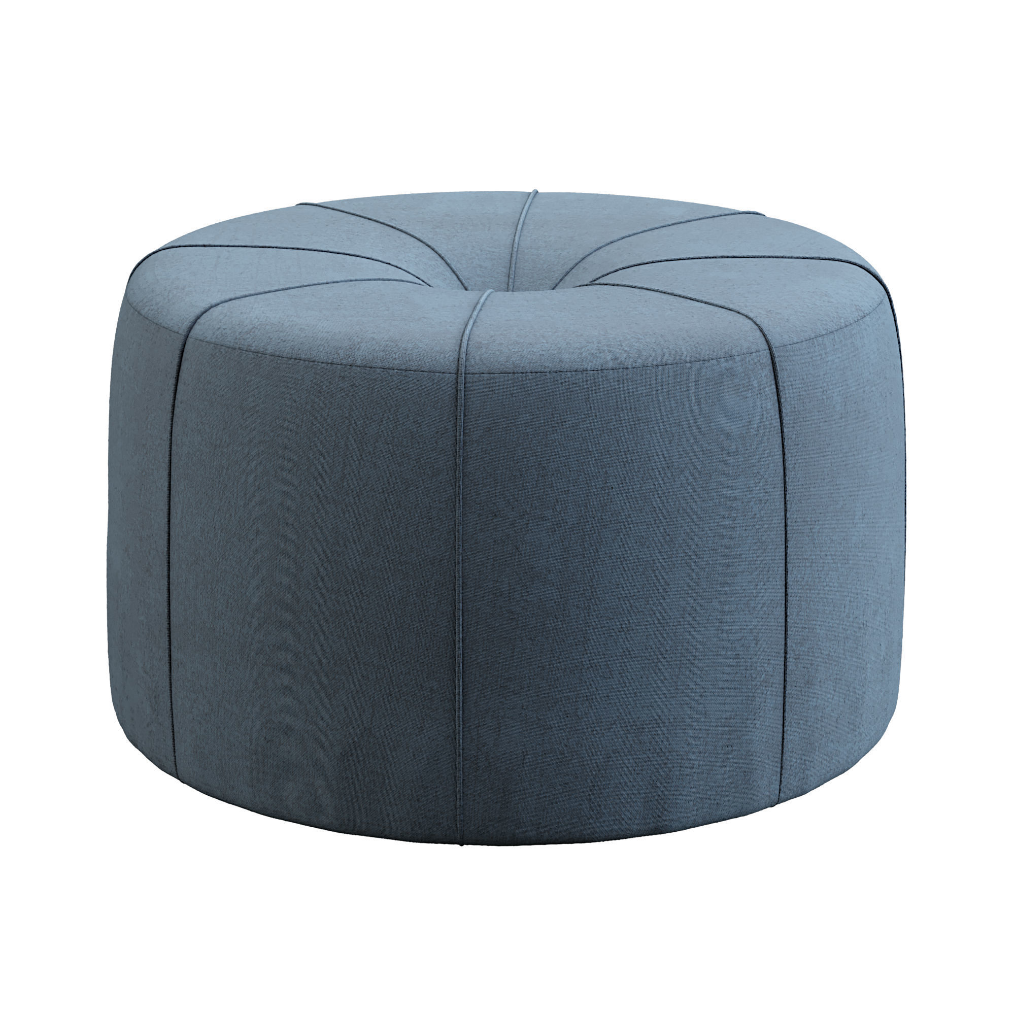 Ferris Oval Ottoman Free low-poly 3D model_2