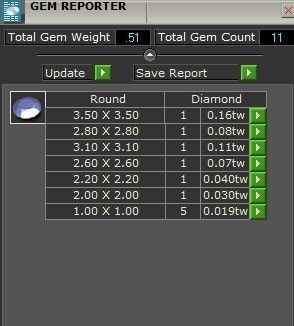 6-Stone diamond ring 2367 3D print model 3D print model_8