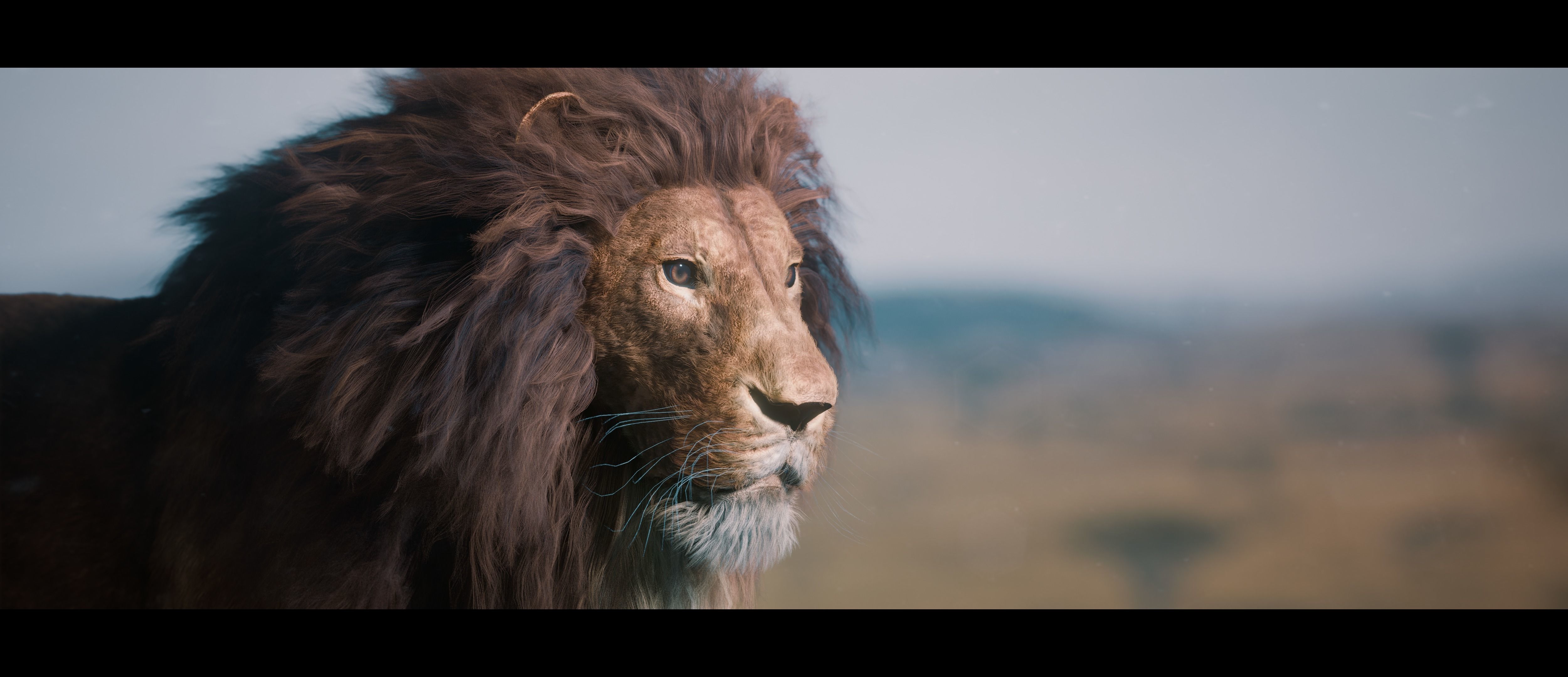 Lion Photorealistic Rigged 3d Blender 4K model  3D model_41