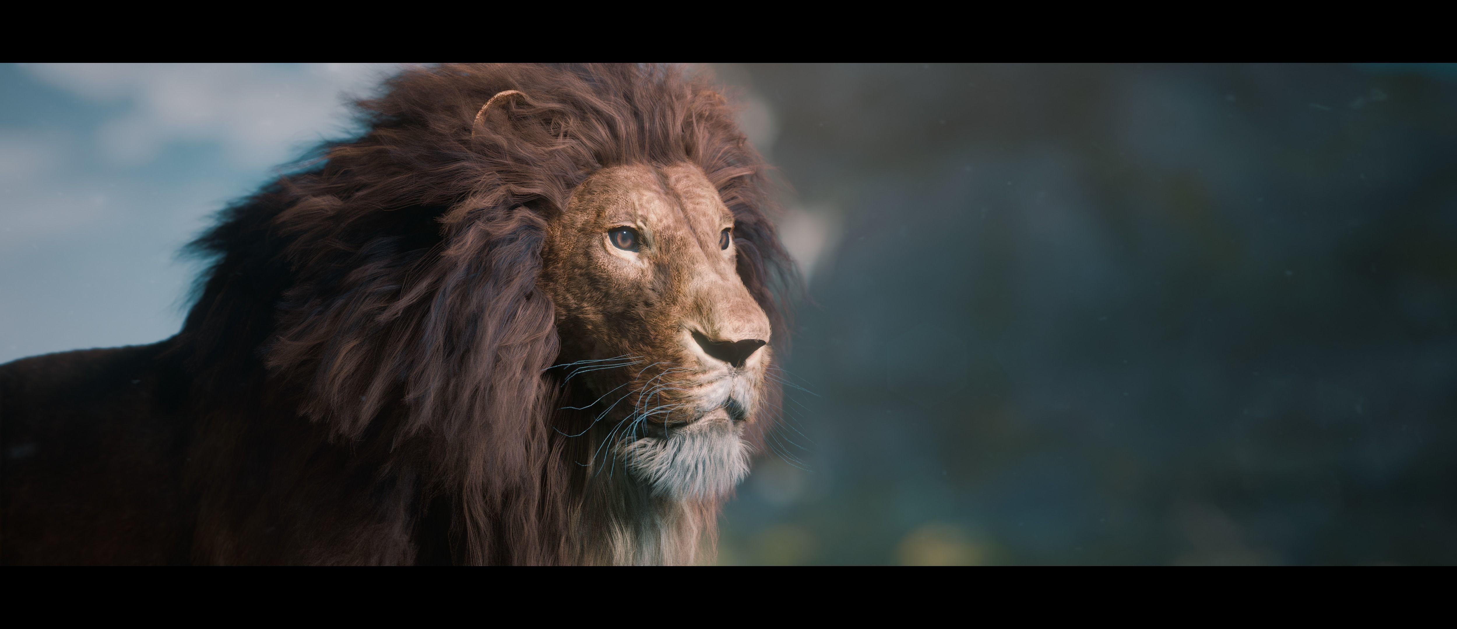 Lion Photorealistic Rigged 3d Blender 4K model  3D model_47