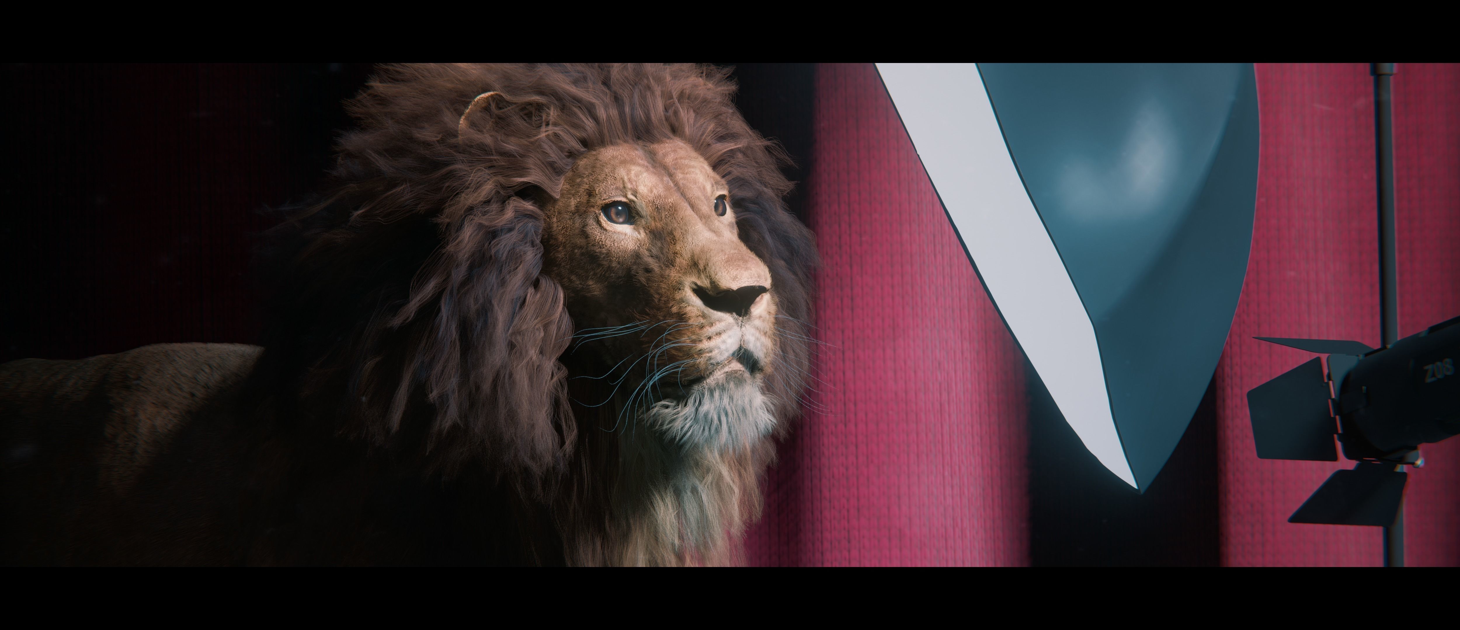 Lion Photorealistic Rigged 3d Blender 4K model  3D model_37
