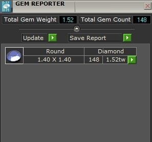 Colorful round diamond ring 2373 3D print model 3D print model_8