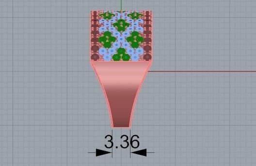 Colorful round diamond ring 2373 3D print model 3D print model_7