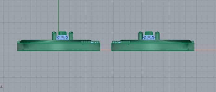 Swan earring 2374 3D print model  3D print model_6