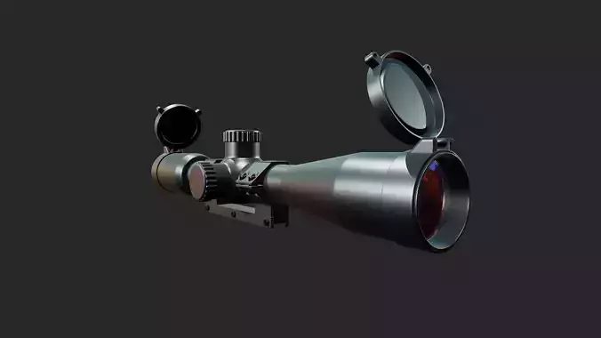 Tactical Scope - Tutorial Included 3D model