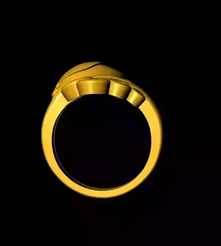 Peacock Diamond Ring 3dm stl renders details 3D print model