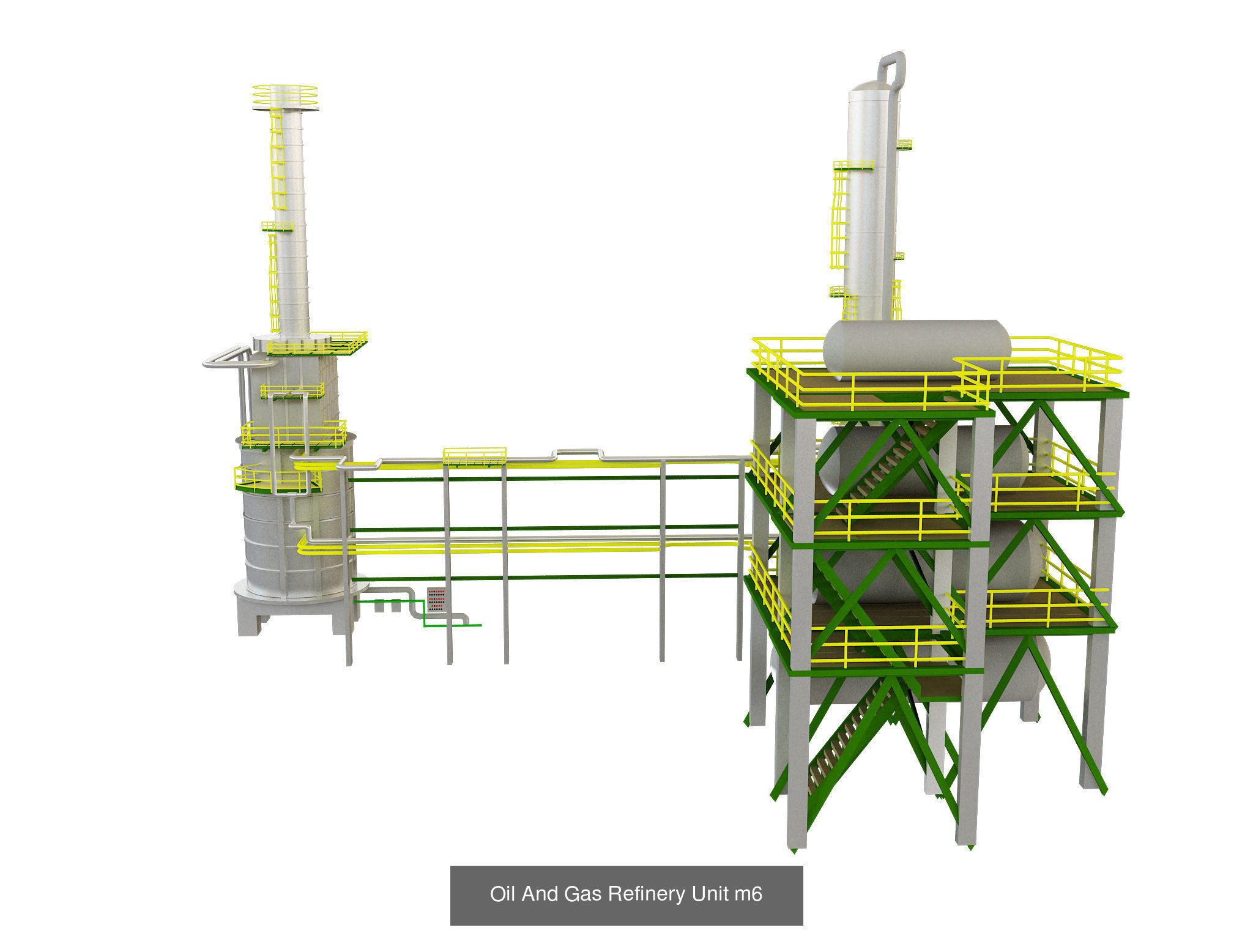 Oil And Gas Refinery Unit G5 3D Model Collection_6