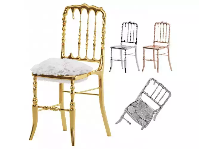 Boca Do Lobo Emporium Chair 3D Model Collection