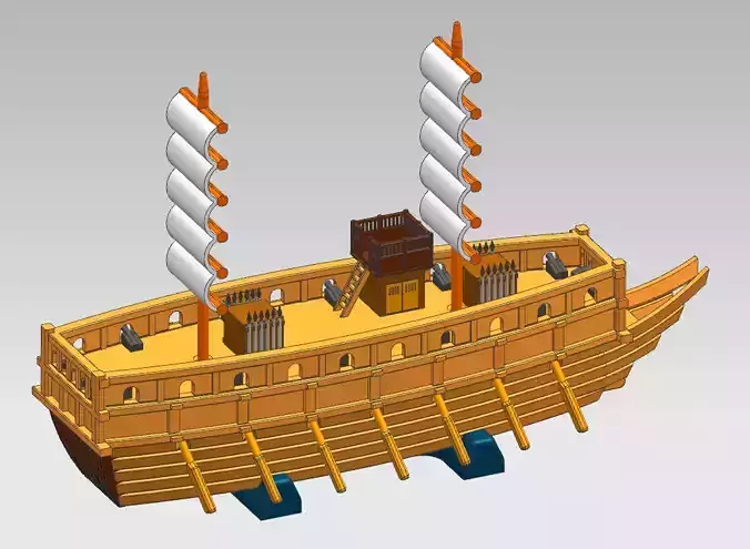 PanOkSeon - Battle Ship 3D print model