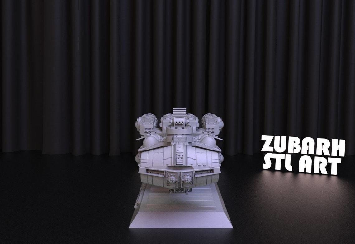 CR90 Space Ship 3D Print STL File for 3D Printing - Digital File 3D print model_11