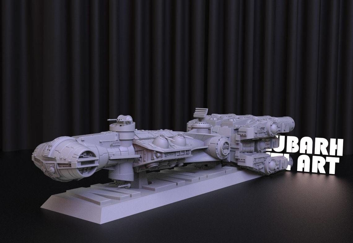 CR90 Space Ship 3D Print STL File for 3D Printing - Digital File 3D print model_6