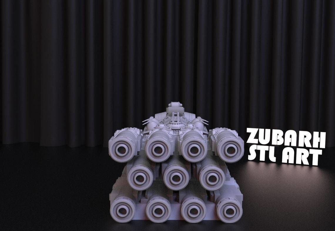 CR90 Space Ship 3D Print STL File for 3D Printing - Digital File 3D print model_7