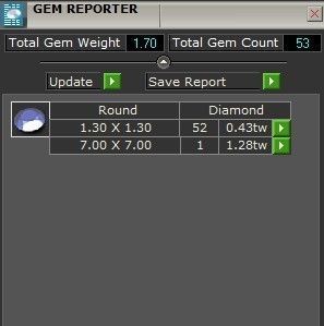One stone textured diamond ring 2389 3D print model 3D print model_8