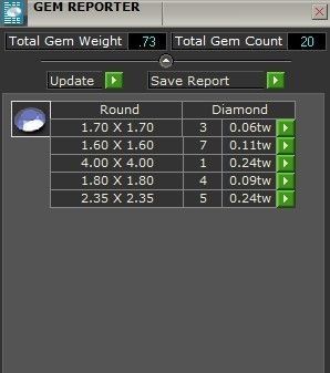 Red stone opened flower diamond ring 2390 3D print model 3D print model_8