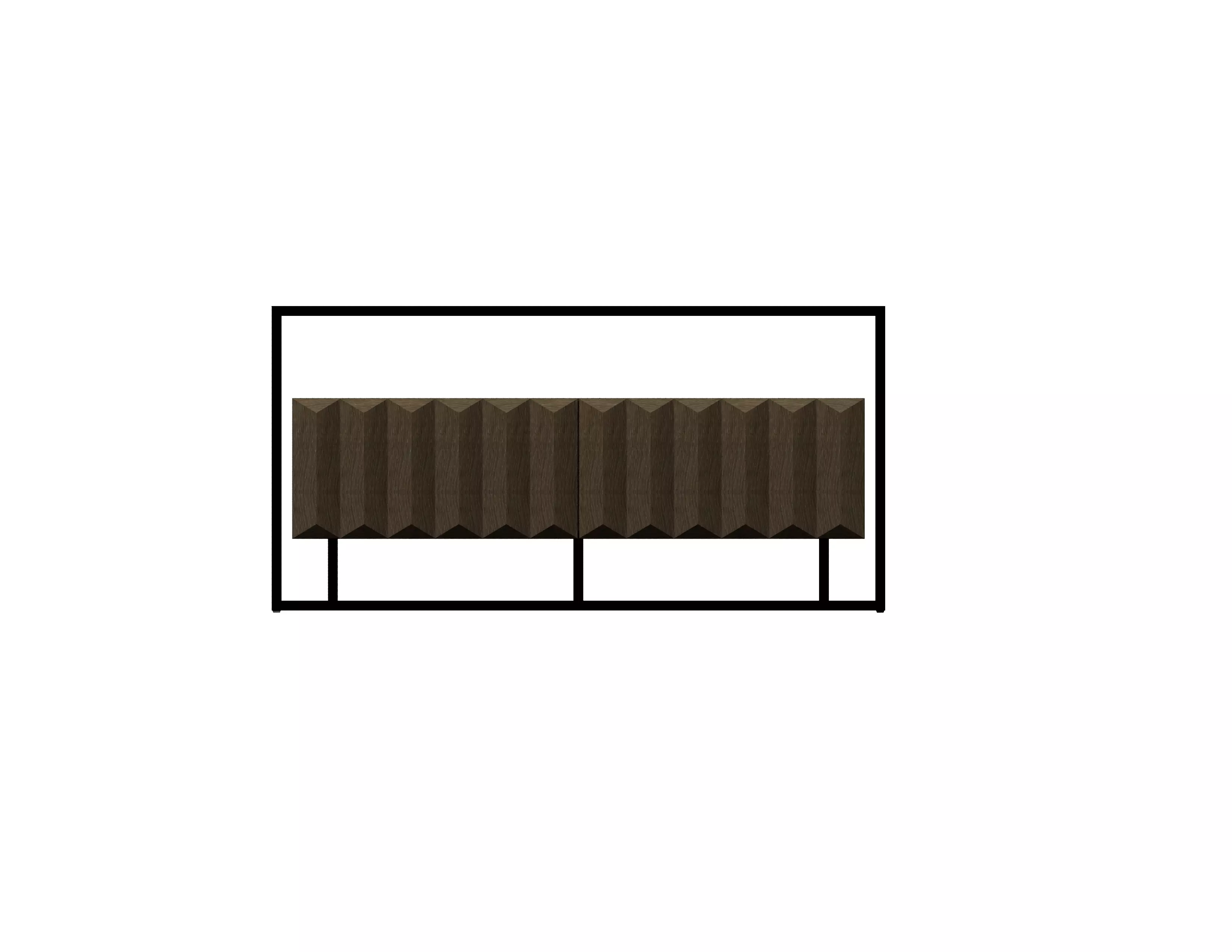 Triangle Console Table 3D model