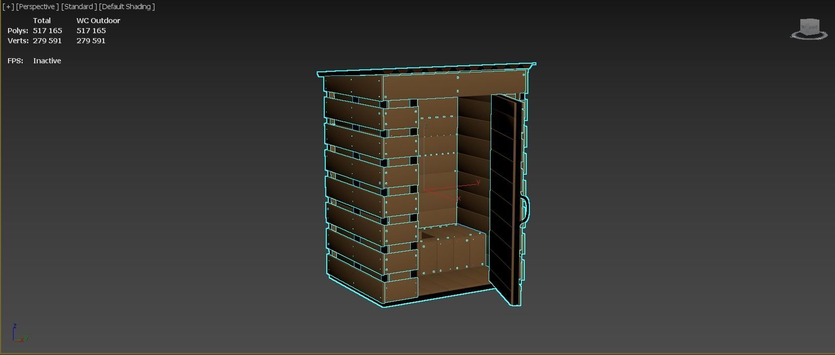 WC Outdoor 3D model_5