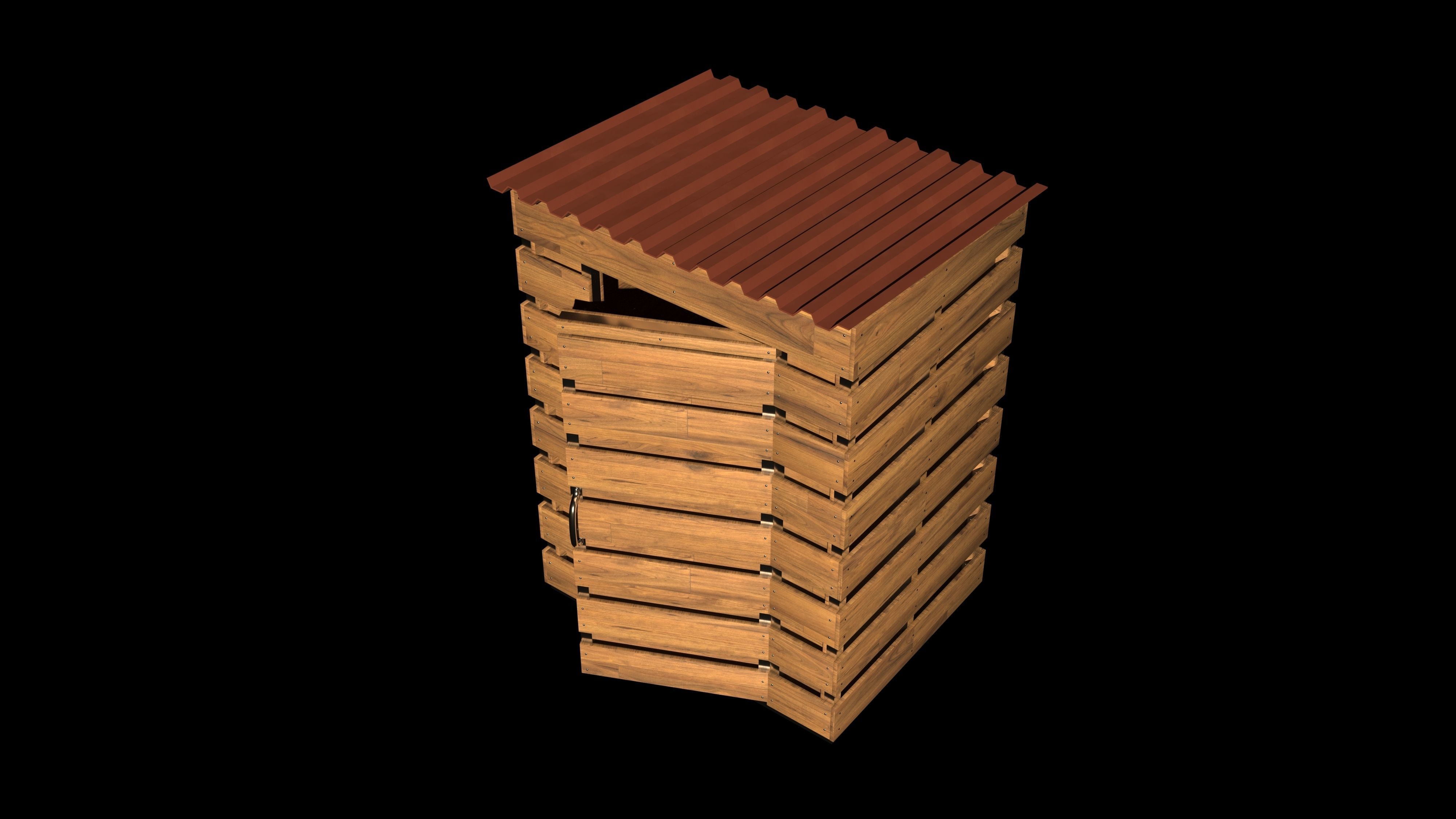 WC Outdoor 3D model_2