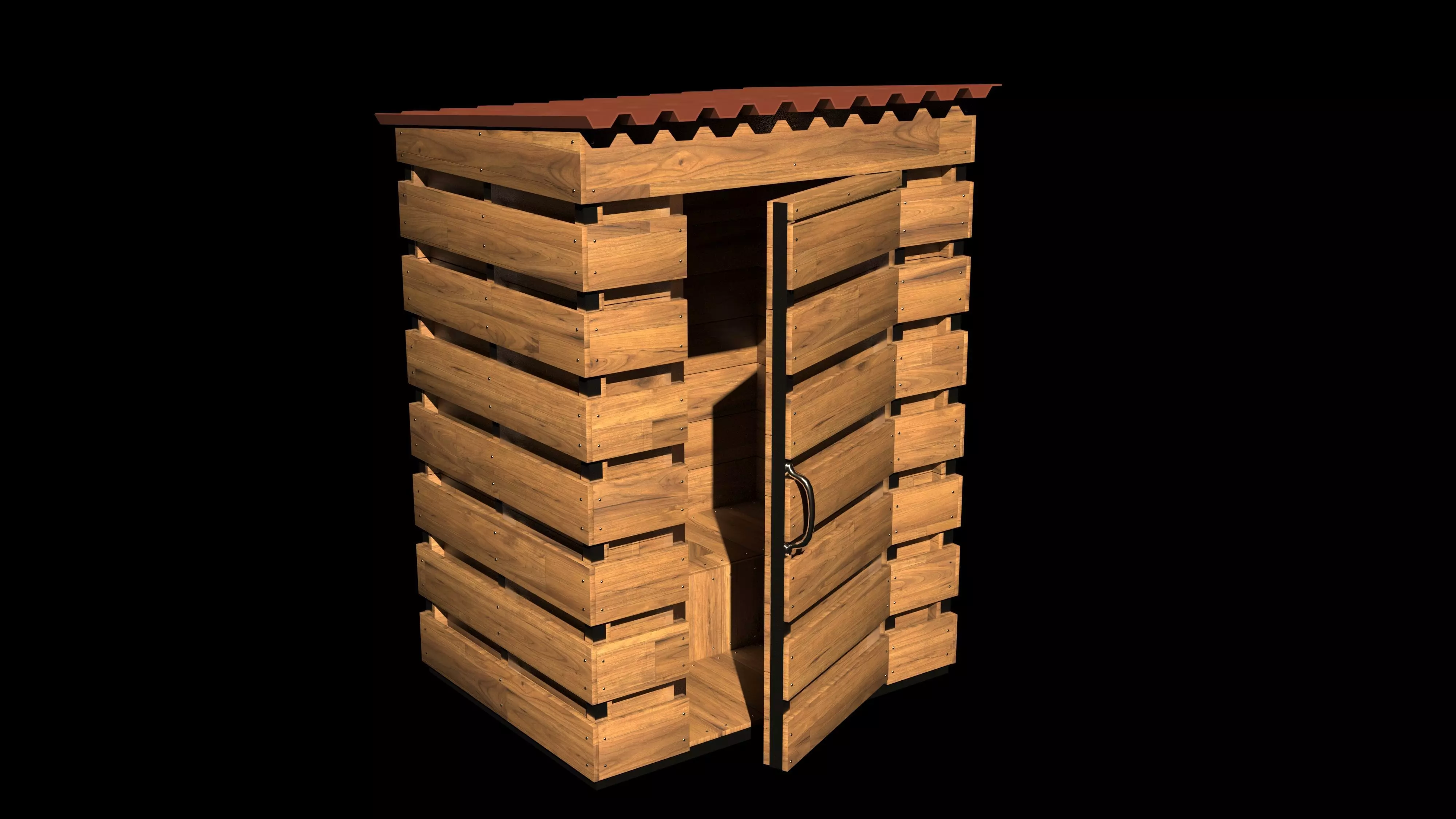 WC Outdoor 3D model_0