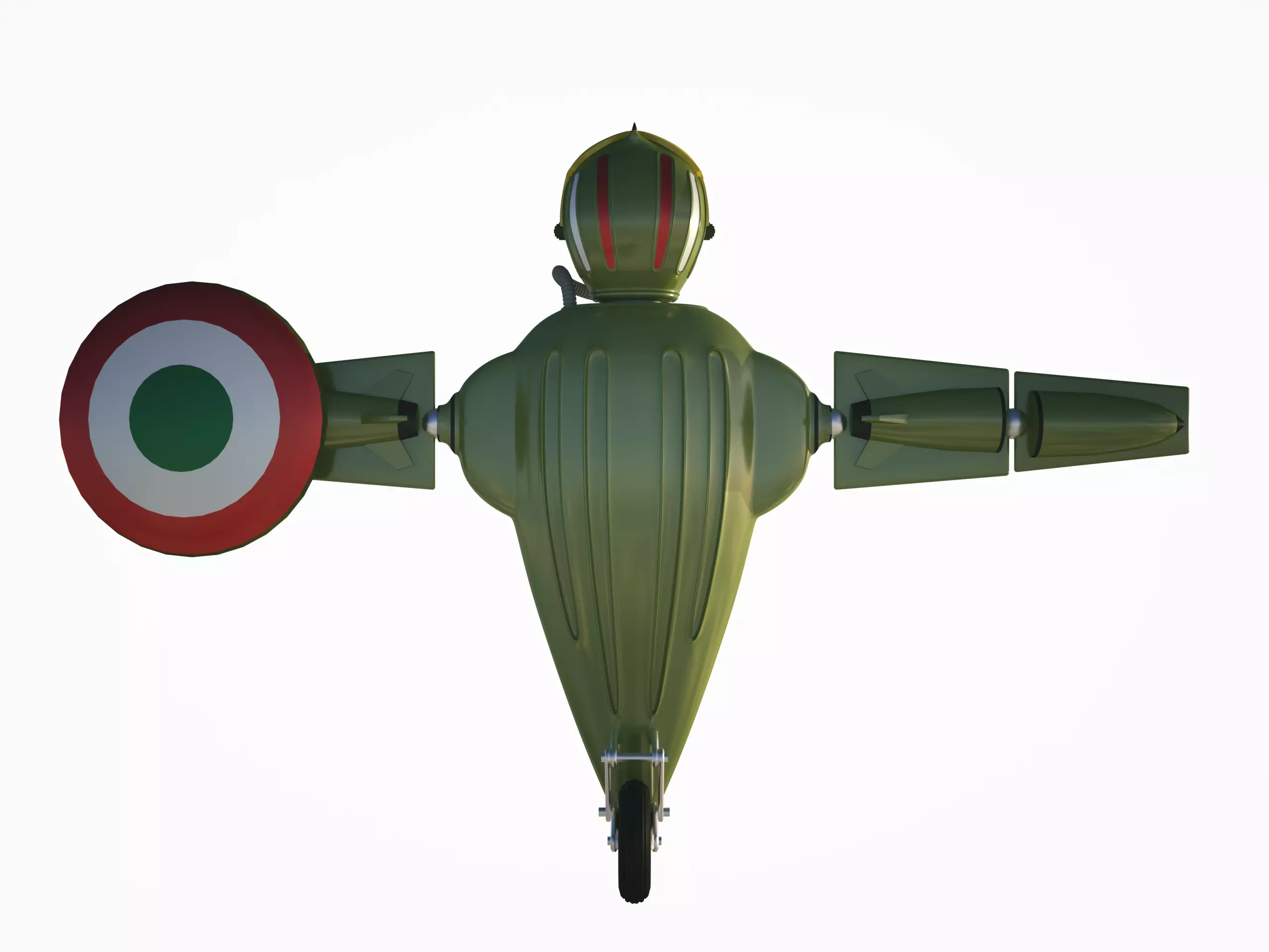 GHIBLI - Mascotte for Italian AM 3D model_0