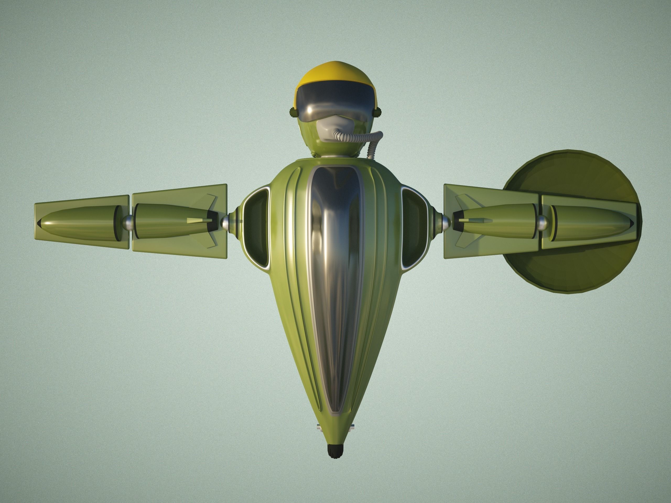 GHIBLI - Mascotte for Italian AM 3D model_1