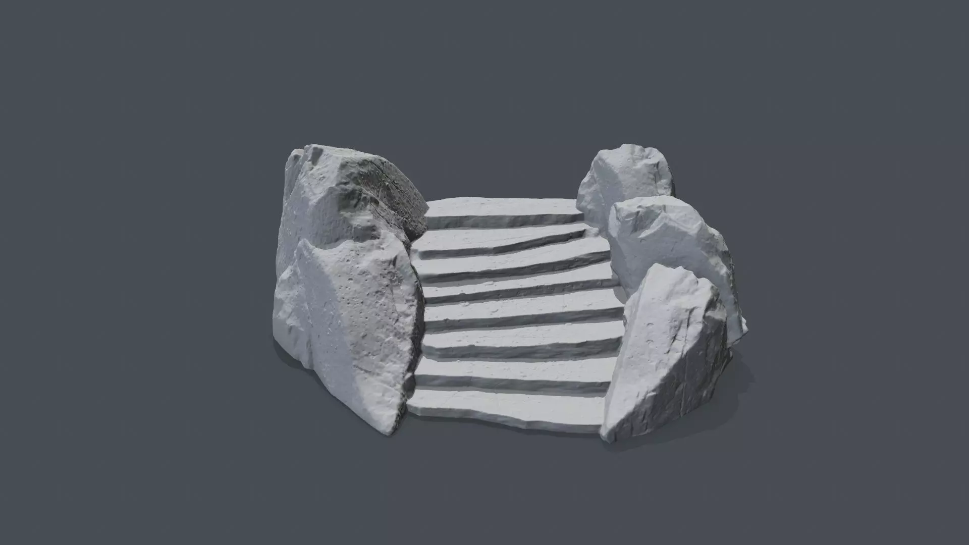 Stair rock 3D print model