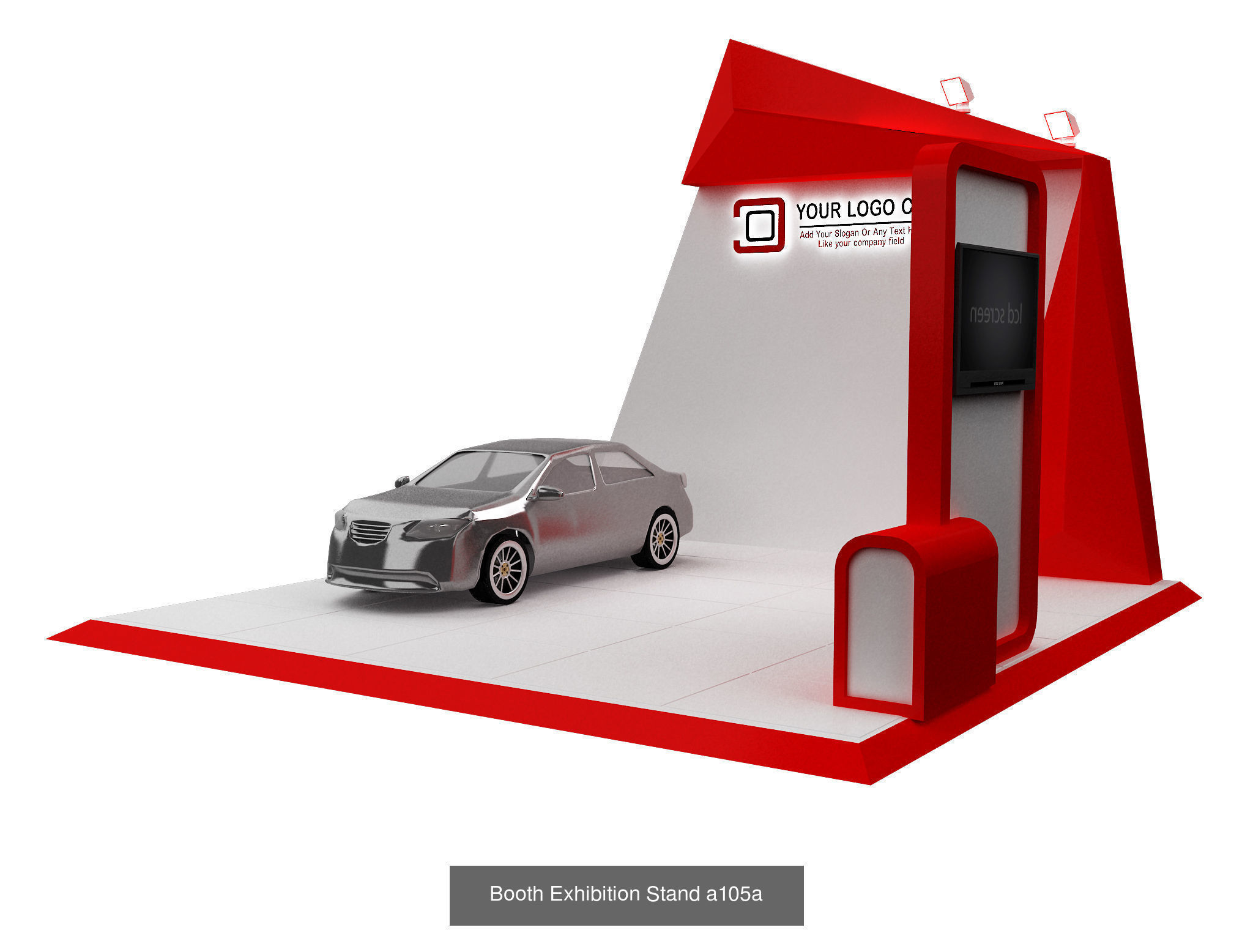 Booth Exhibition Stand  G7 3D Model Collection_6