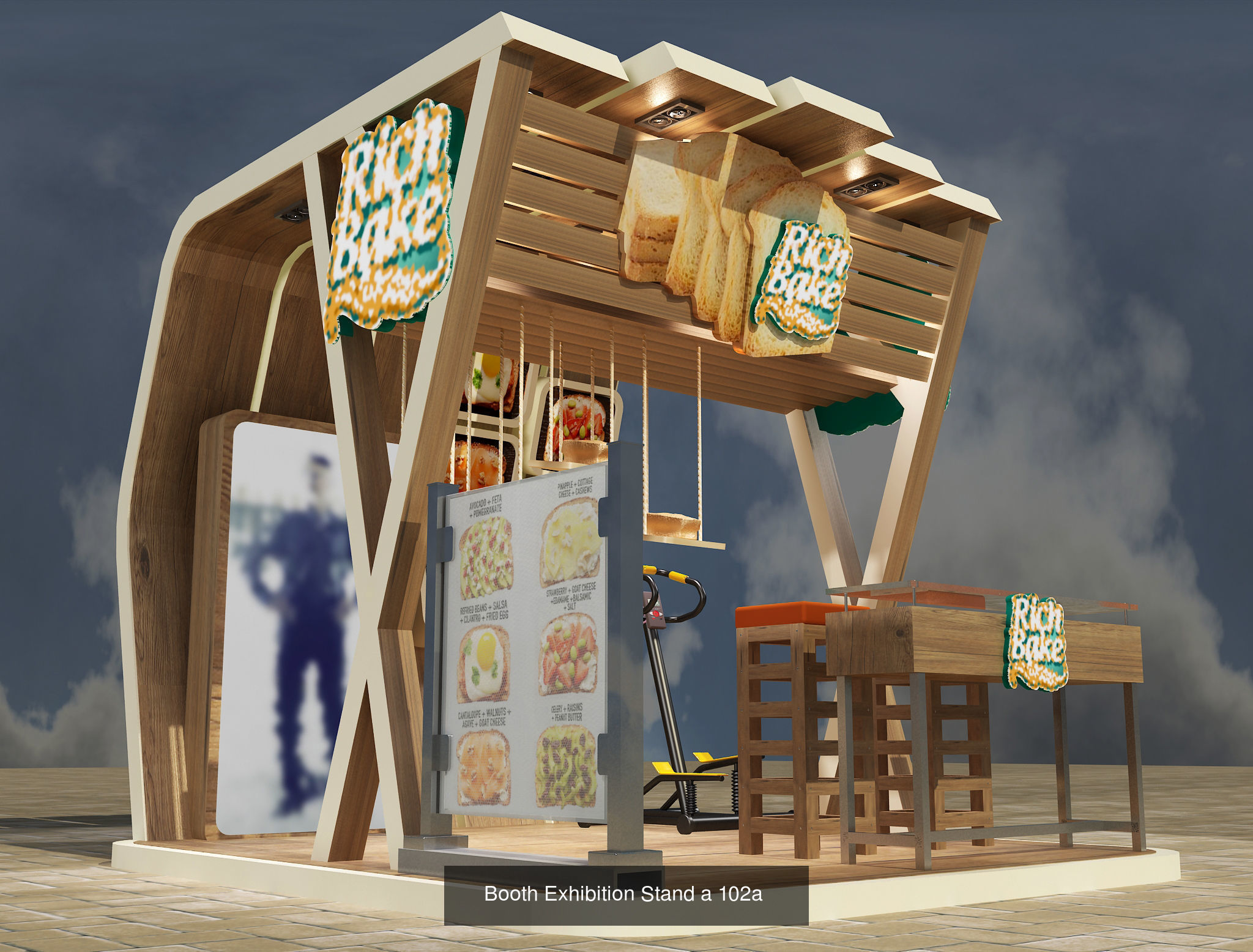 Booth Exhibition Stand  G7 3D Model Collection_5