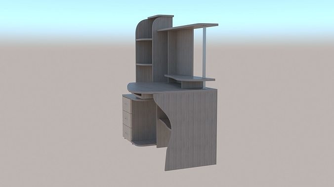Computer Table 3D model 3