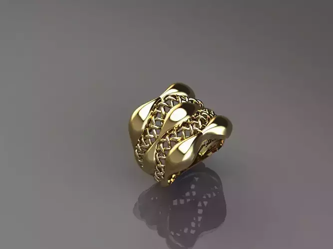 Women Plain Ring 3DM STL Models Womens Ring 3dmodels 3D