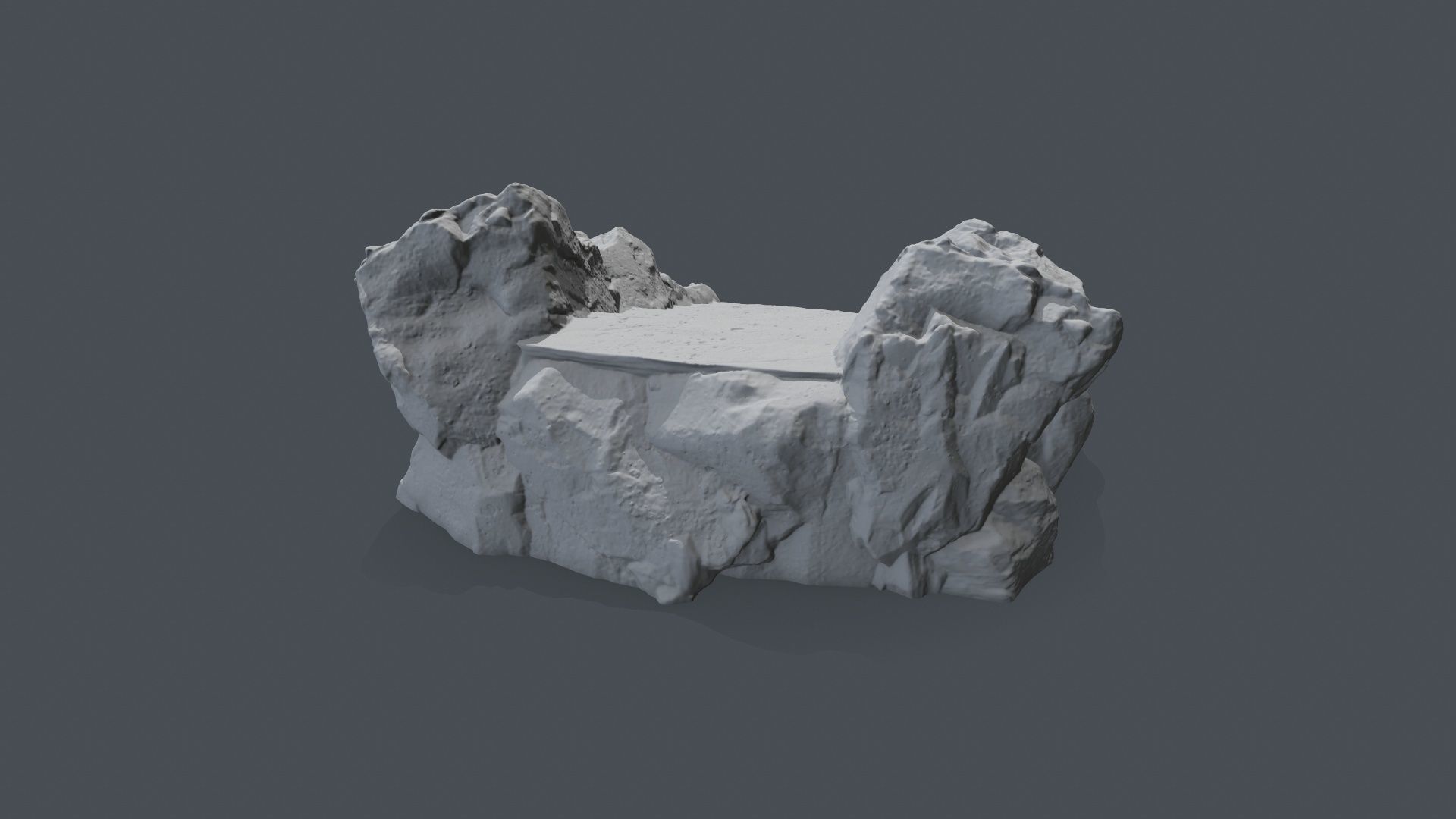 Stair rock 3D print model_4