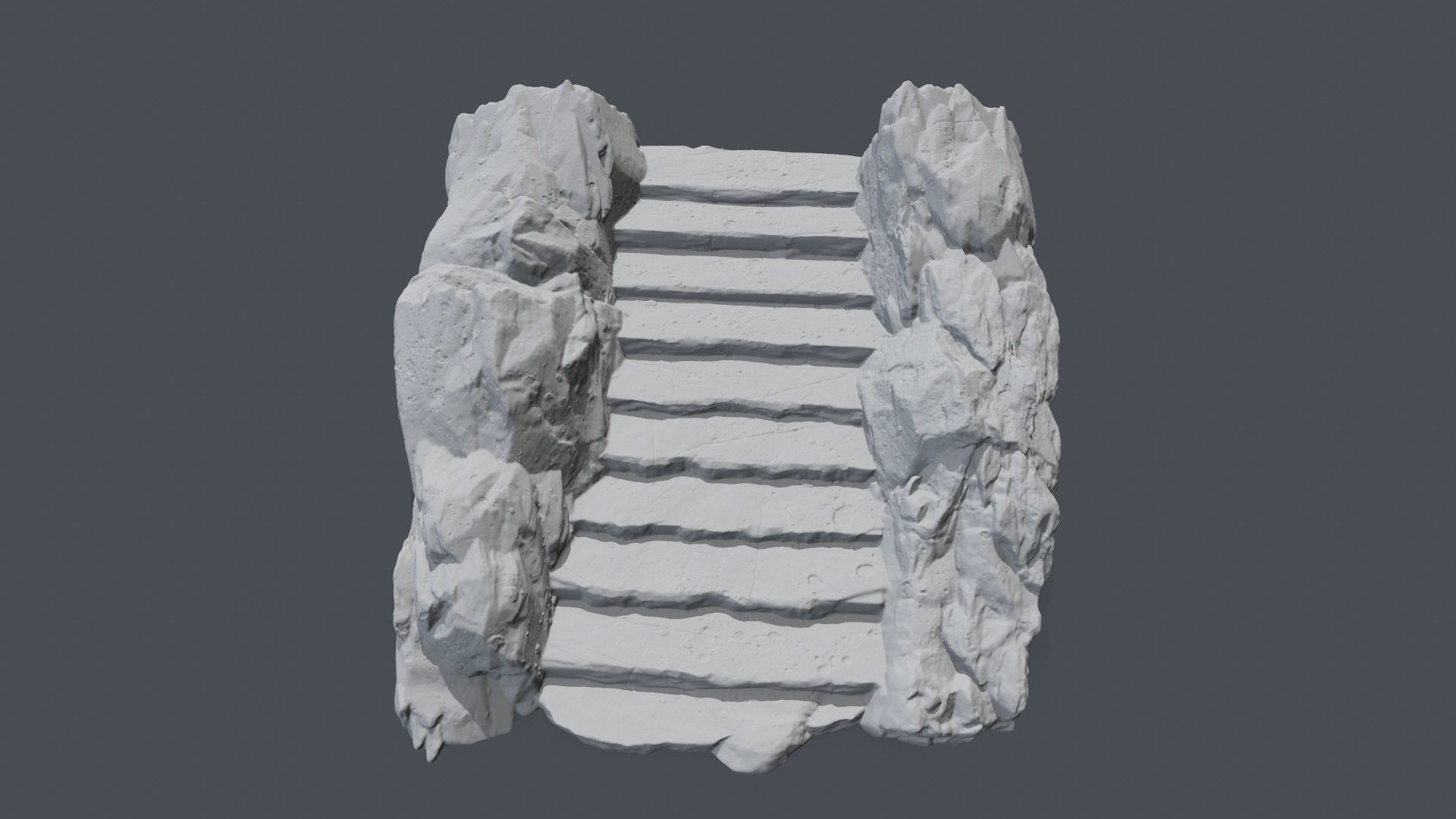 Stair rock 3D print model_8