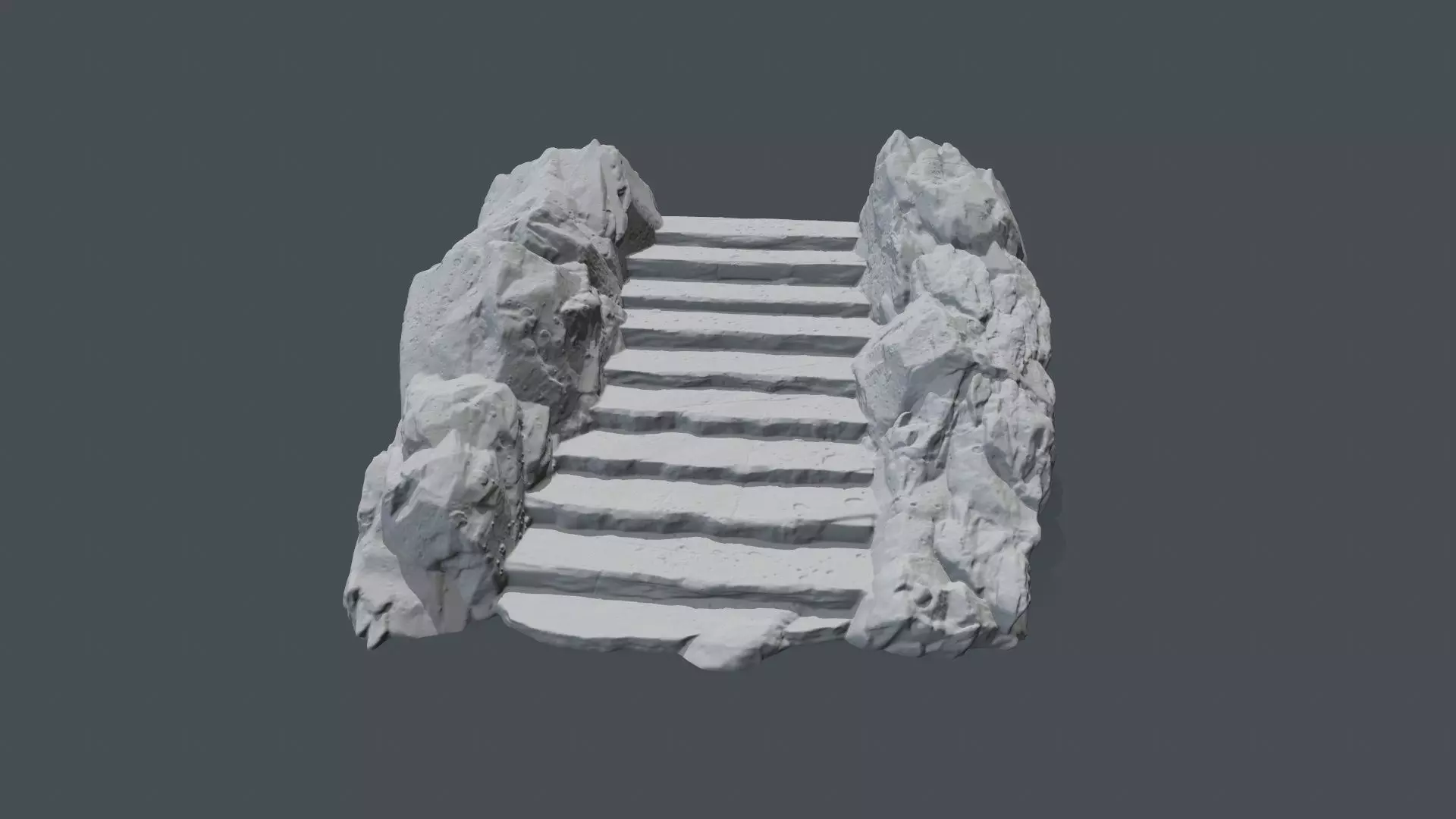 Stair rock 3D print model_0