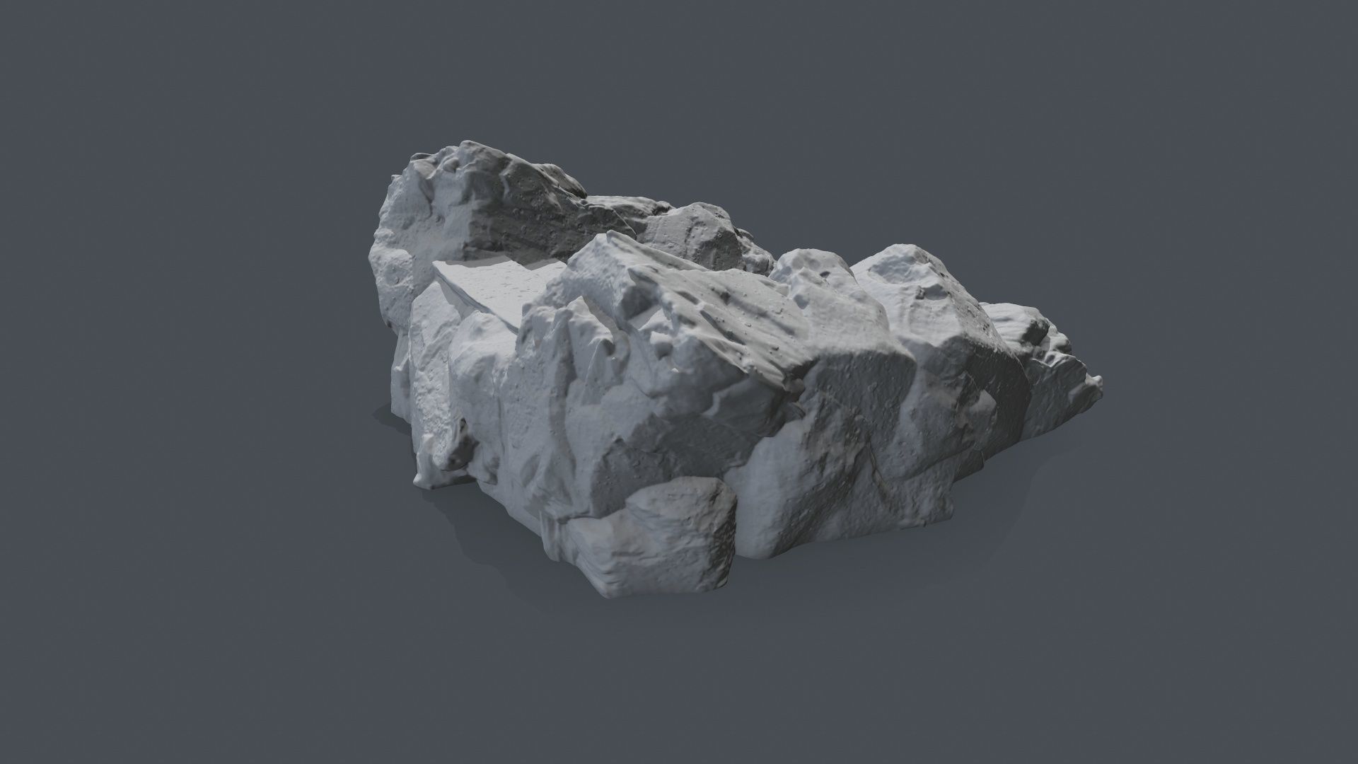 Stair rock 3D print model_5