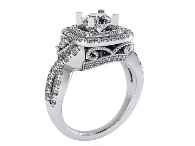 Queen Diamond ring 2395 3D print model