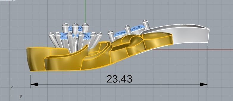 Nice earrings 2399 3D print model 3D print model_7